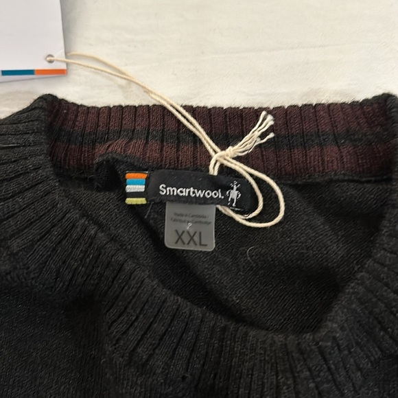 Smartwool Men's Sparwood Stripe Crew Sweater - Picture 6 of 6